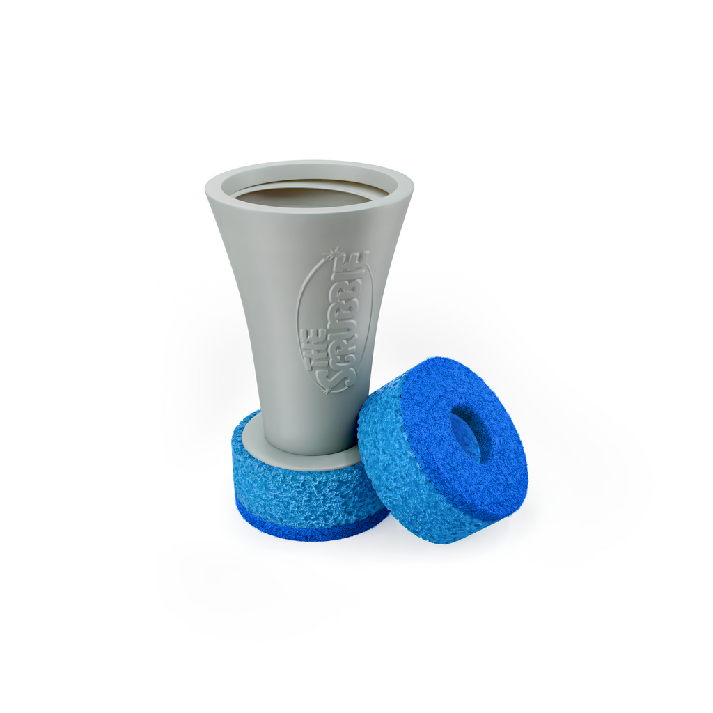 The Scrubbie + Scrubbie Mini and 2 Sponges