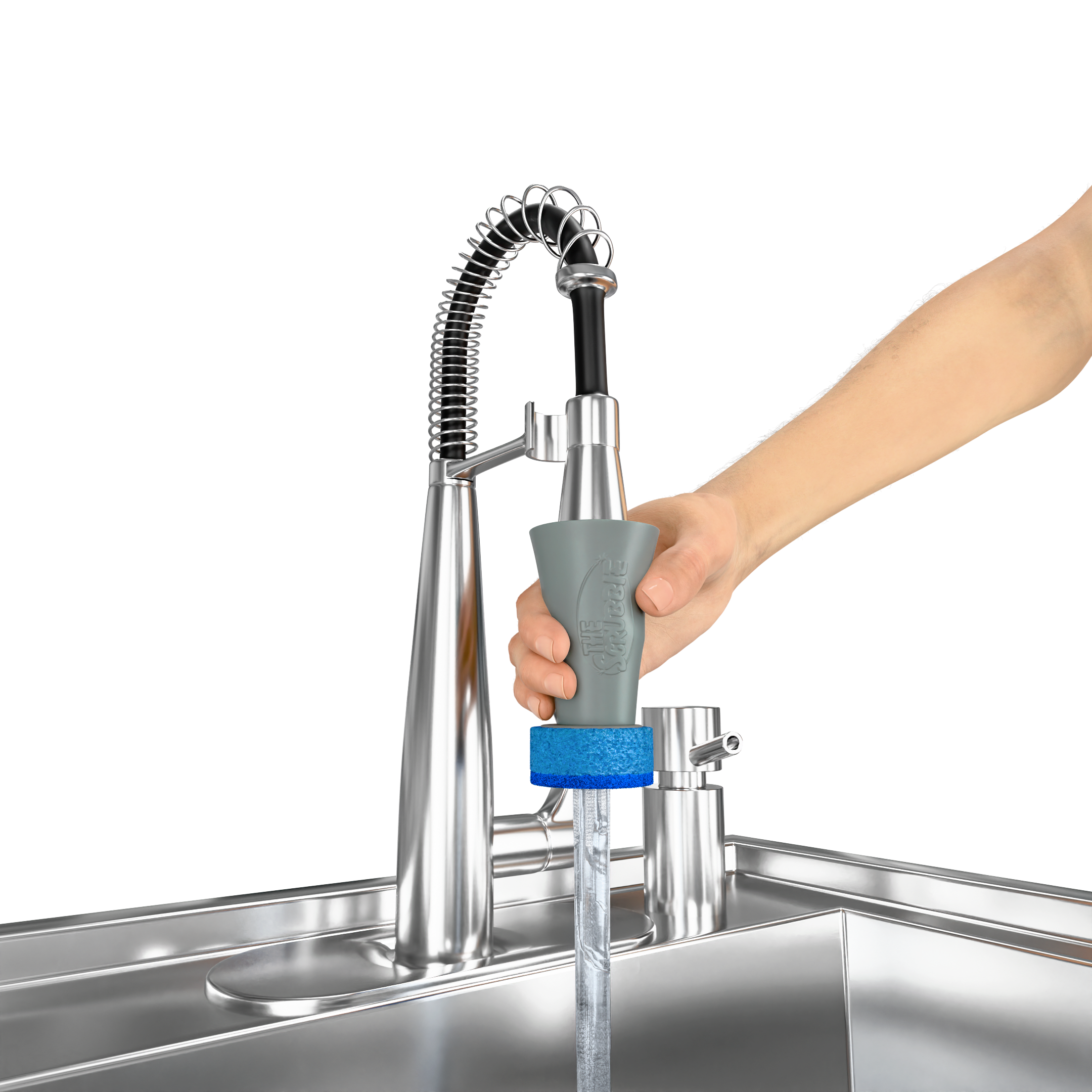 The Scrubbie + Scrubbie Mini and 2 Sponges