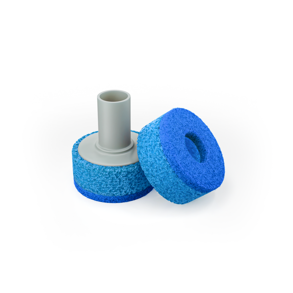 The Scrubbie Mini+ 2 Sponges.